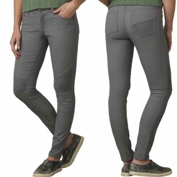 Prana Brenna moto sz 2 UPF 50+ hiking outdoor camping riding pants EUC! - Picture 1 of 8